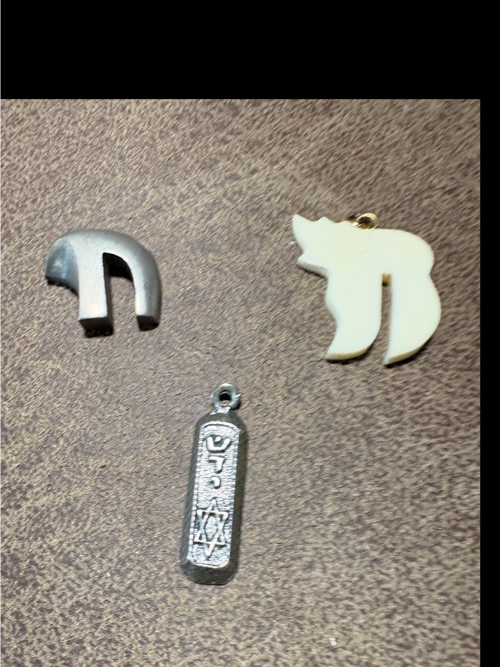 Lot of Mezuzah & Chai Charms. MAKE AN OFFER!